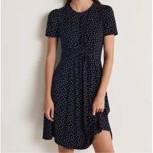 Boden Black Polka Dot Dress